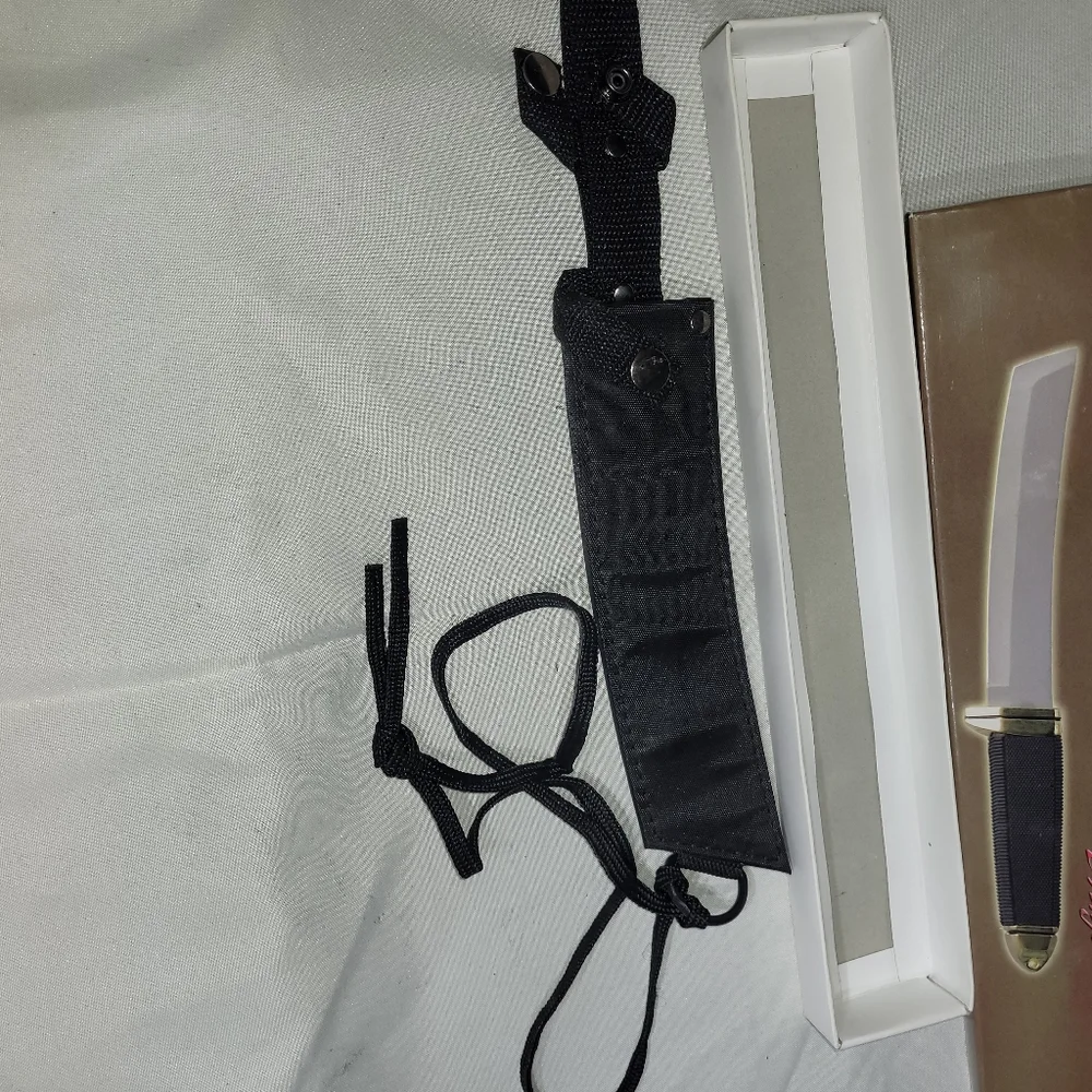 Tanto Fixed Blade Knife - Black